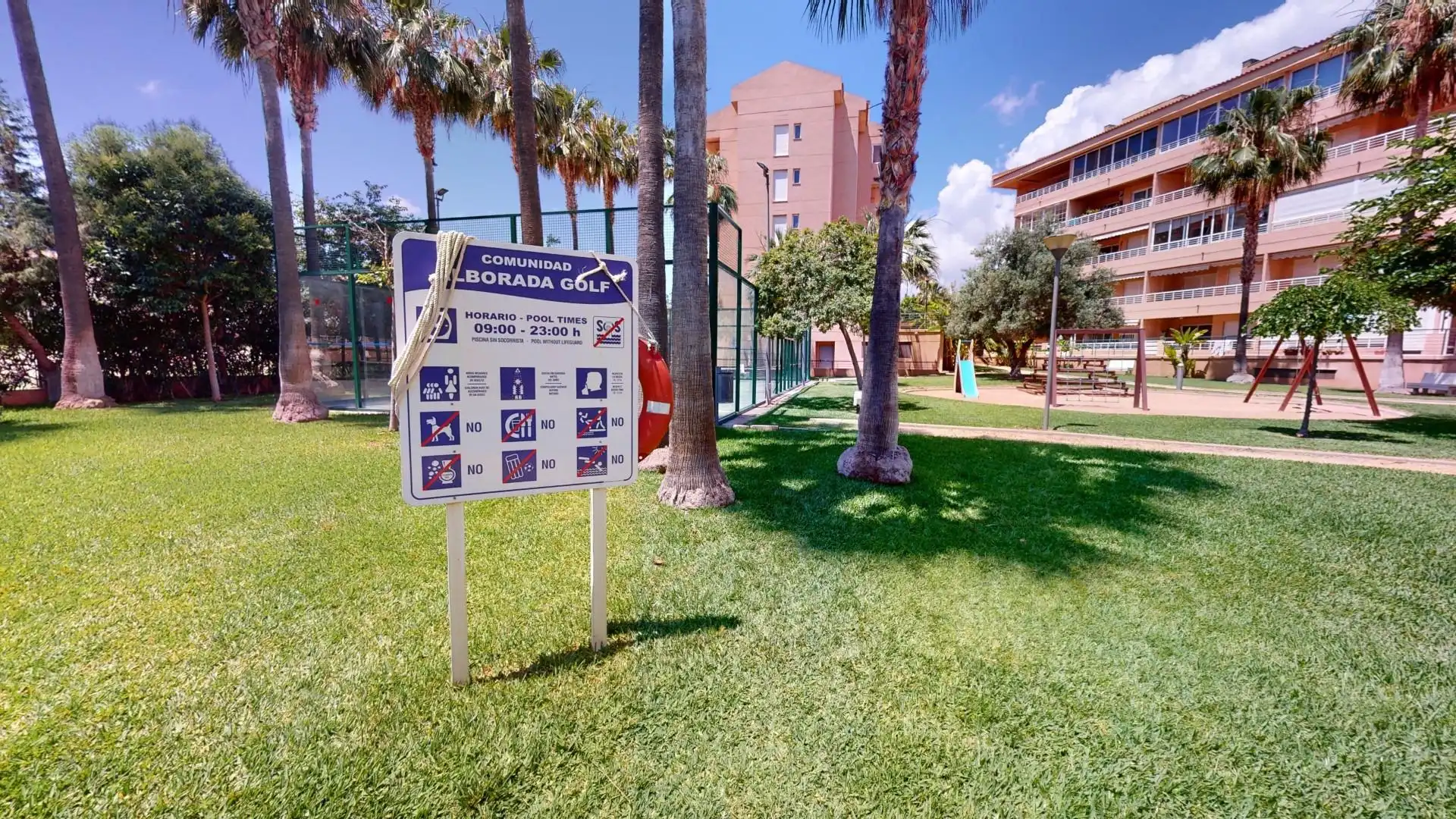 Parkplatz von Wohnungen zum Verkauf in L'Alfàs del Pi mit Klimaanlage, Privatgarten und Terrasse