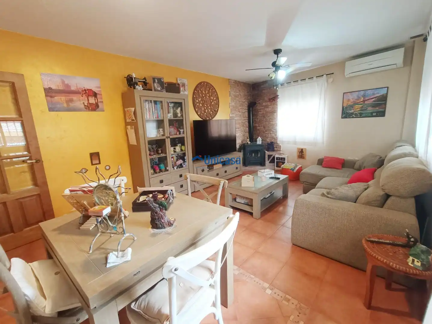 Sala de estar de Piso en venta en Málaga con Calefacción y Terraza