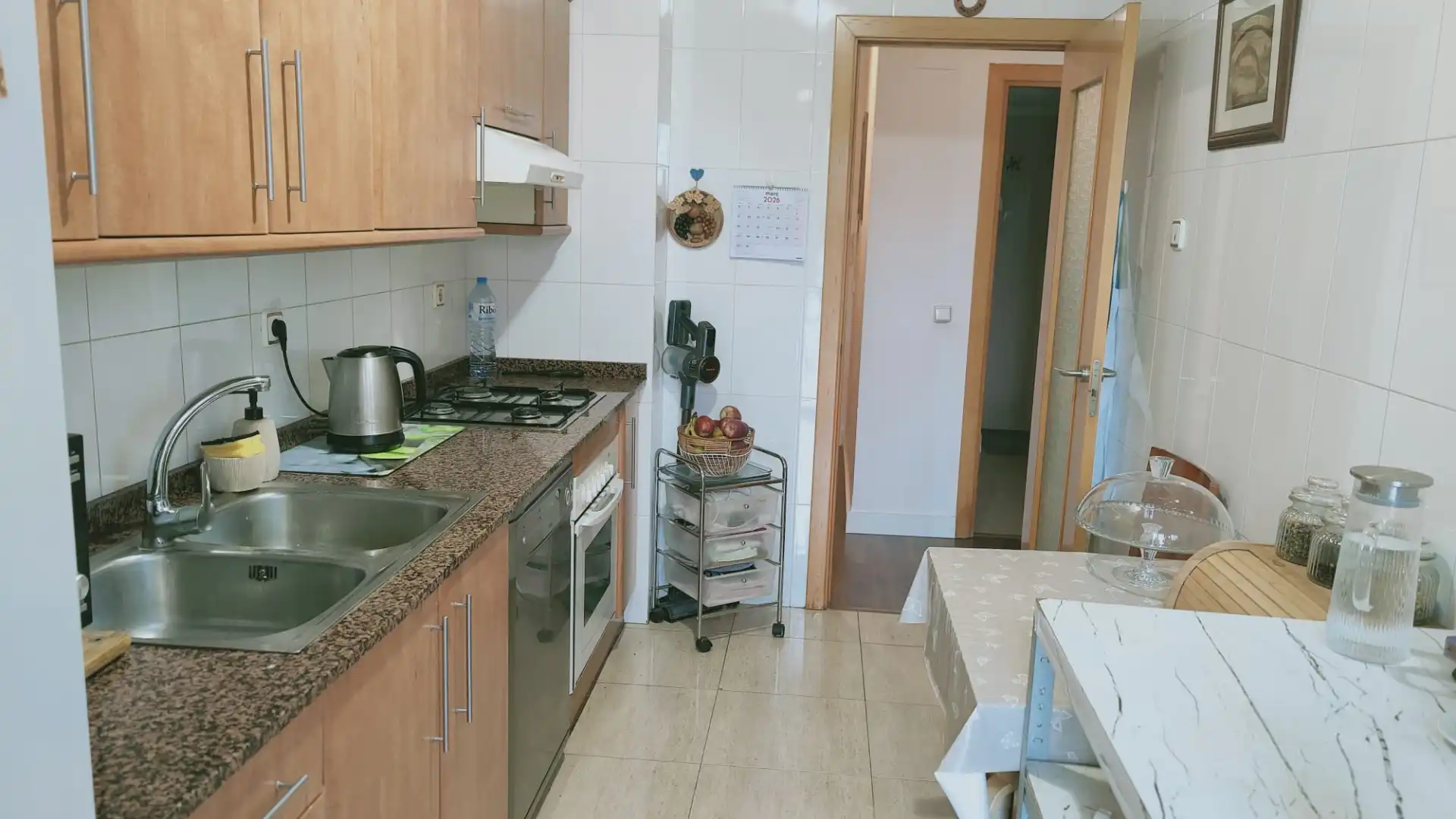 Kitchen of Flat for sale in Vila-seca  with Heating, Parquet flooring and Furnished