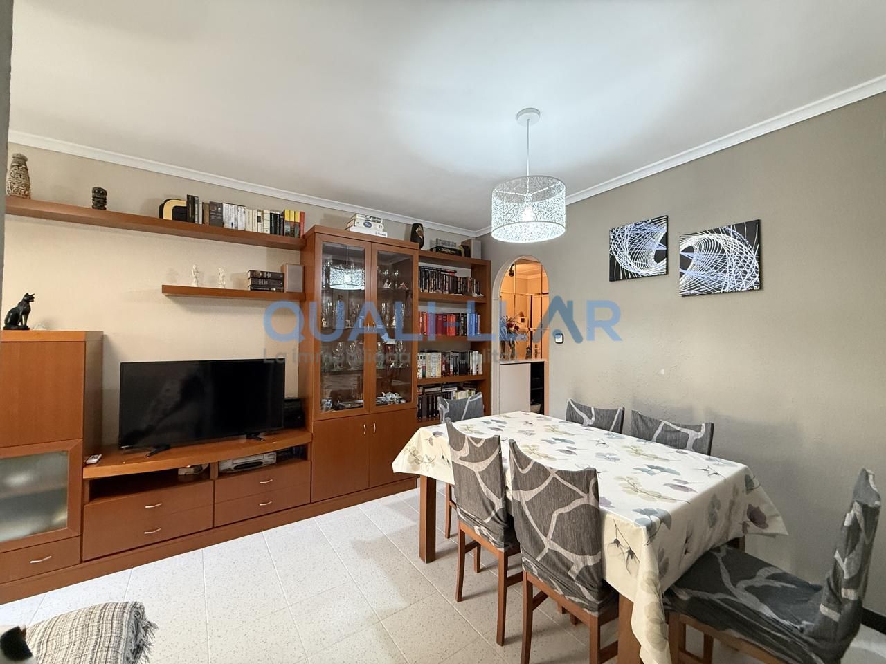 Living room of Flat for sale in Esplugues de Llobregat  with Heating and Balcony