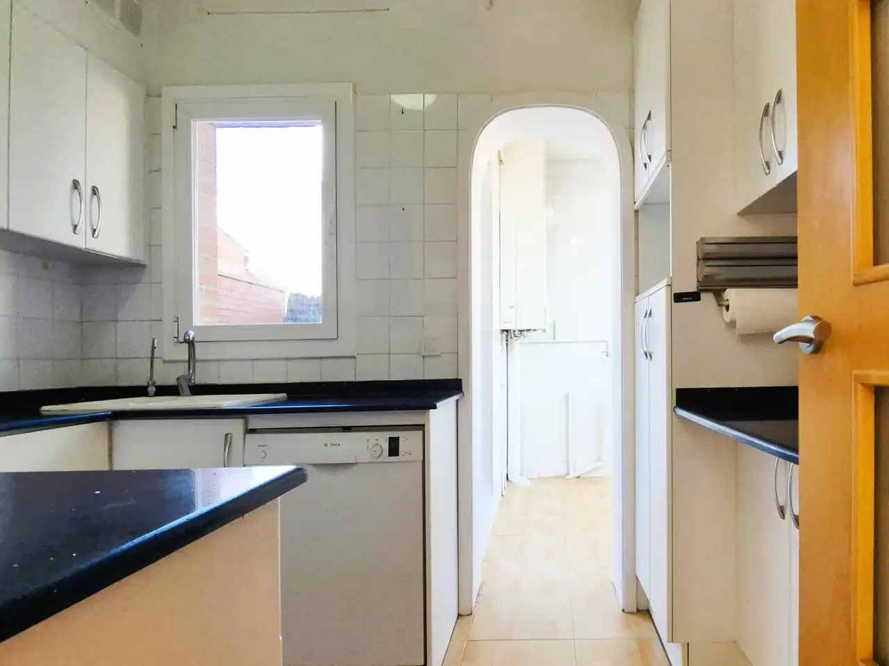 Küche von Maisonette zum Verkauf in Matadepera mit Klimaanlage, Heizung und Terrasse