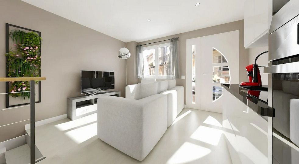 Living room of Flat for sale in  Madrid Capital  with Air Conditioner, Heating and Parquet flooring