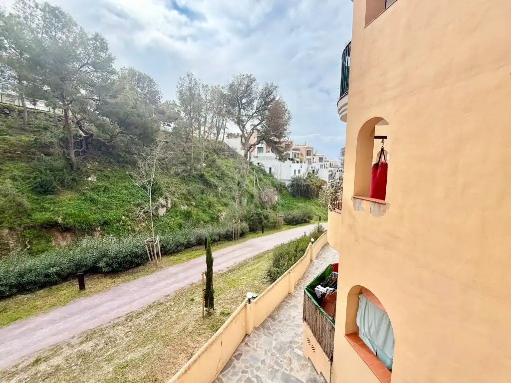 Exterior view of Flat for sale in Nerja  with Terrace, Swimming Pool and Balcony