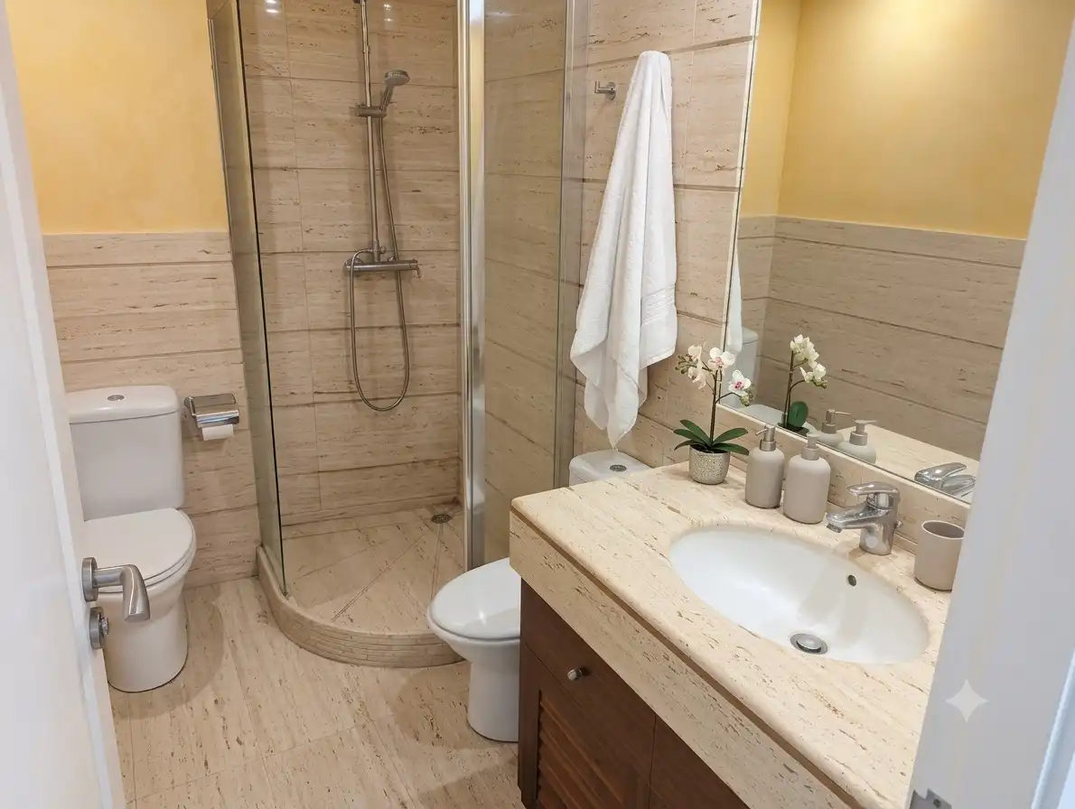 Bany de Apartament en venda en Sagunto / Sagunt amb Aire condicionat, Calefacció i Parquet