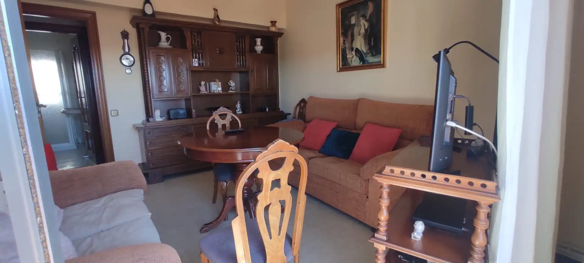 Living room of Flat for sale in Salamanca  with Heating, Furnished and Washing machine