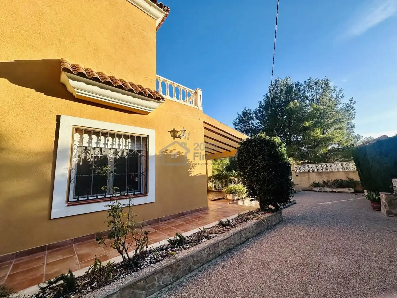 Vista exterior de Casa o chalet en venta en Finestrat con Aire acondicionado, Jardín privado y Terraza