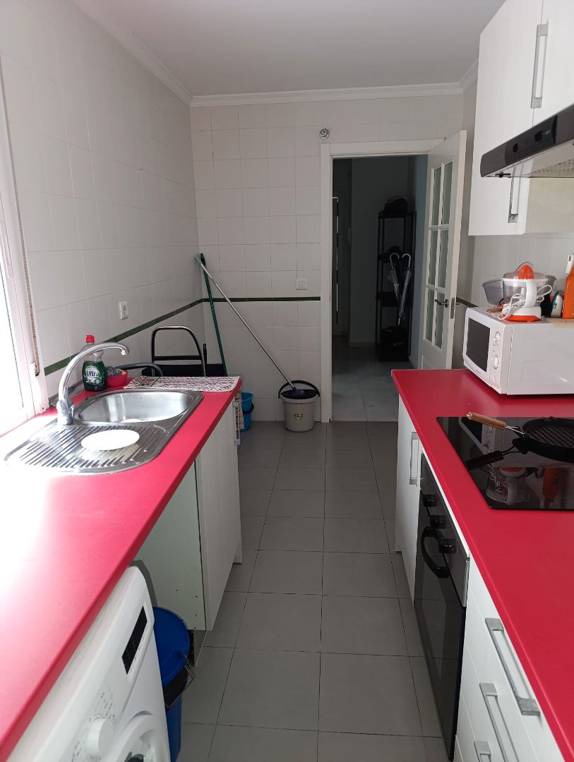 Kitchen of Flat for sale in Jerez de la Frontera  with Air Conditioner, Furnished and Oven