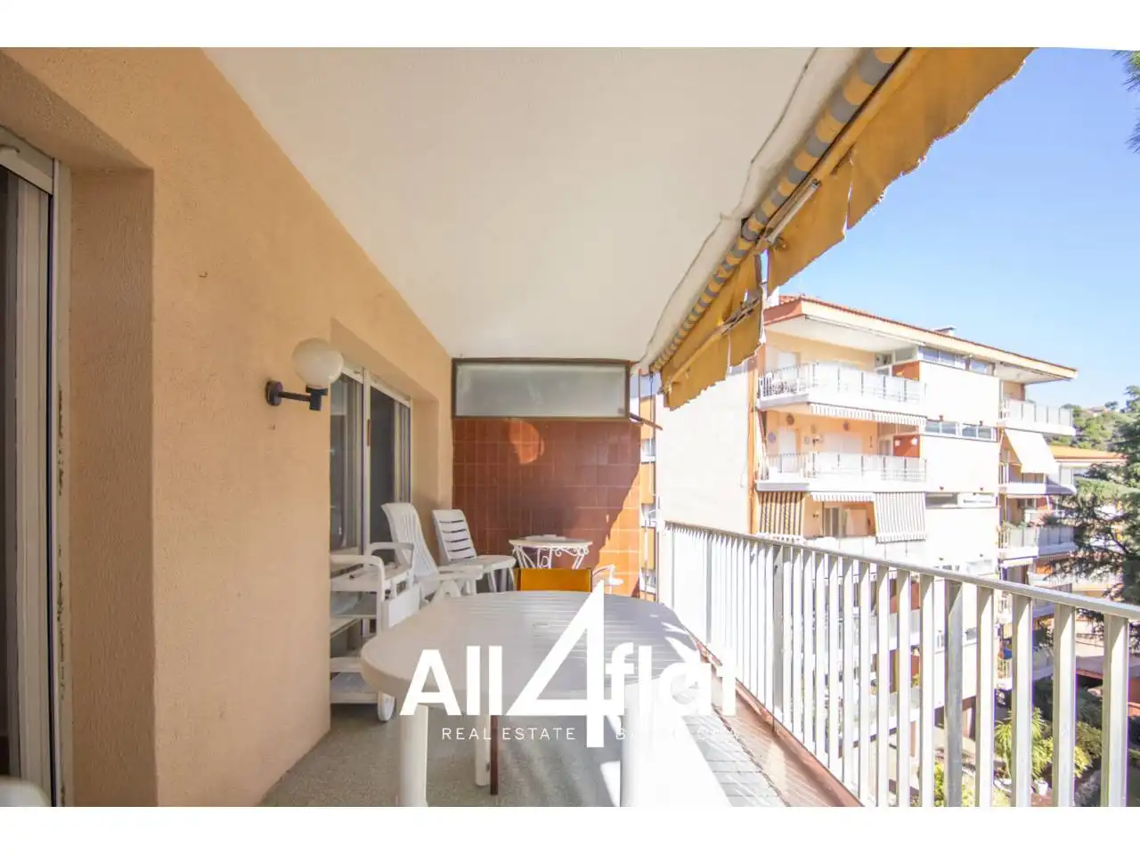 Terraza de Piso de alquiler en Centre