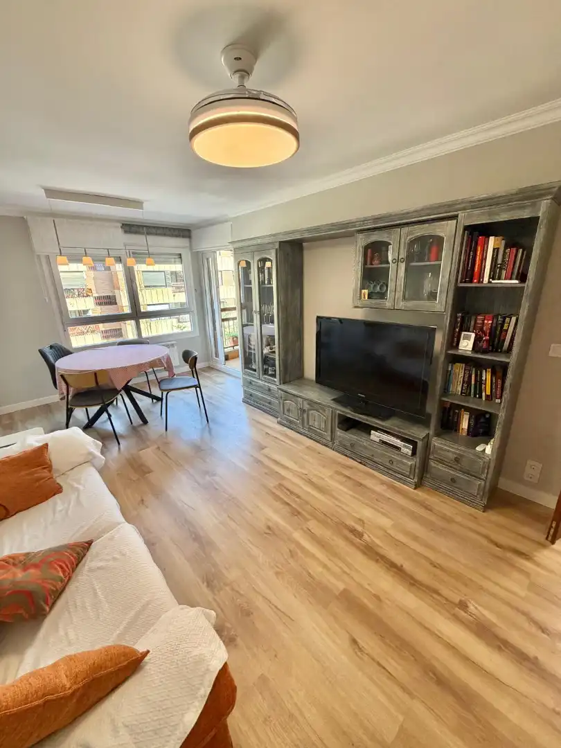 Wohnzimmer von Wohnung zur Miete in Valencia mit Klimaanlage, Heizung und Möbliert