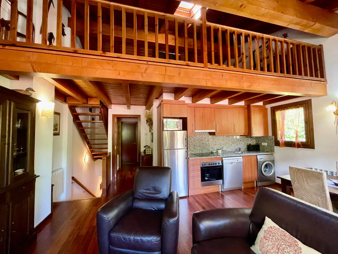 Kitchen of Duplexes for sale in Setcases  with Heating, Parquet flooring and Furnished