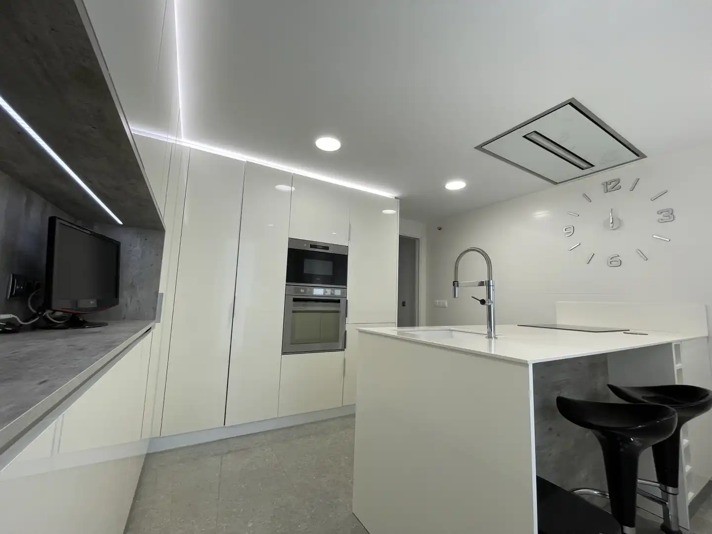 Cocina de Piso de alquiler en Beniparrell con Aire acondicionado, Parquet y Terraza