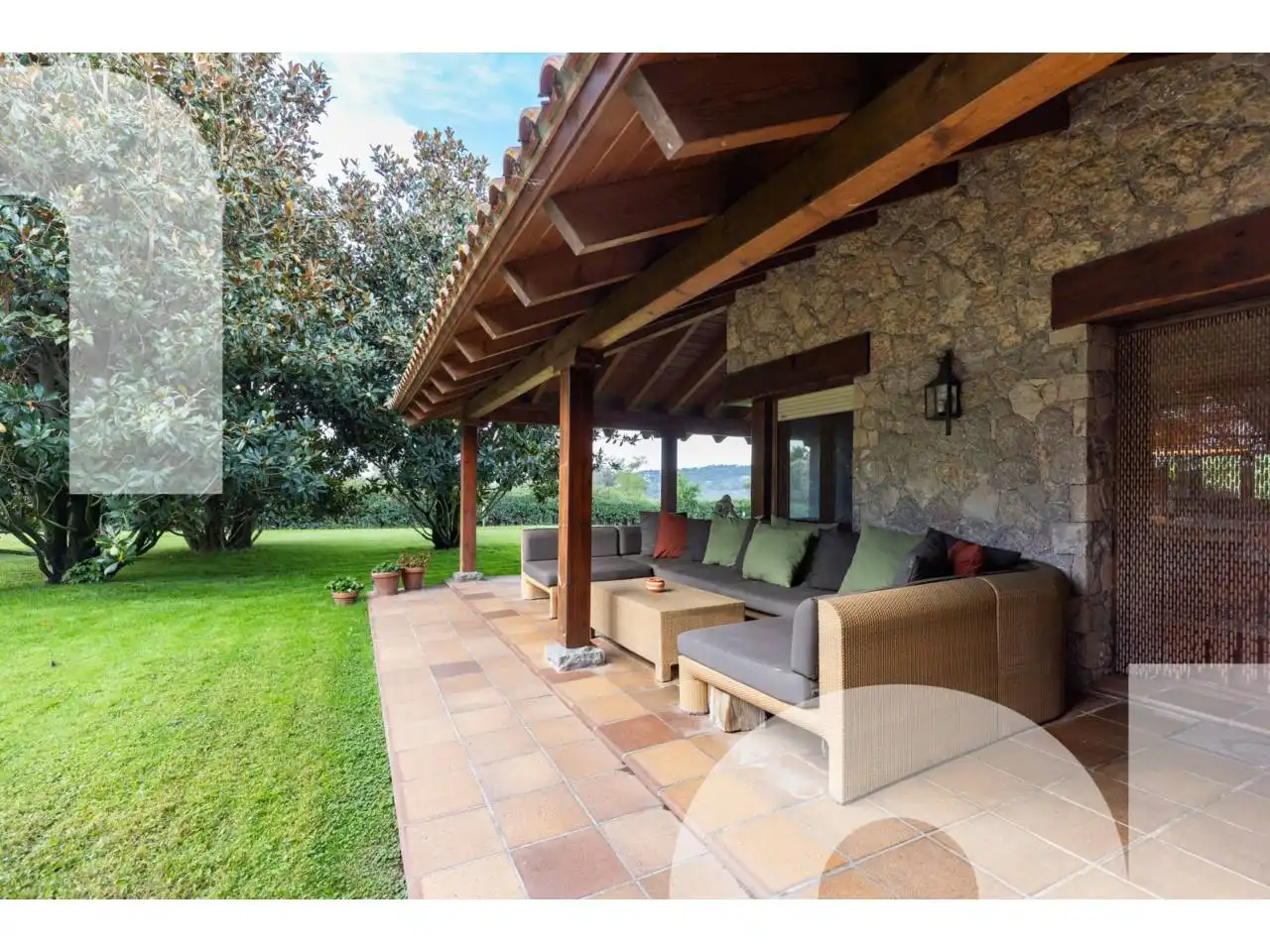Terraza de Casa o chalet de alquiler en Santa Eulàlia de Ronçana con Calefacción, Jardín privado y Terraza
