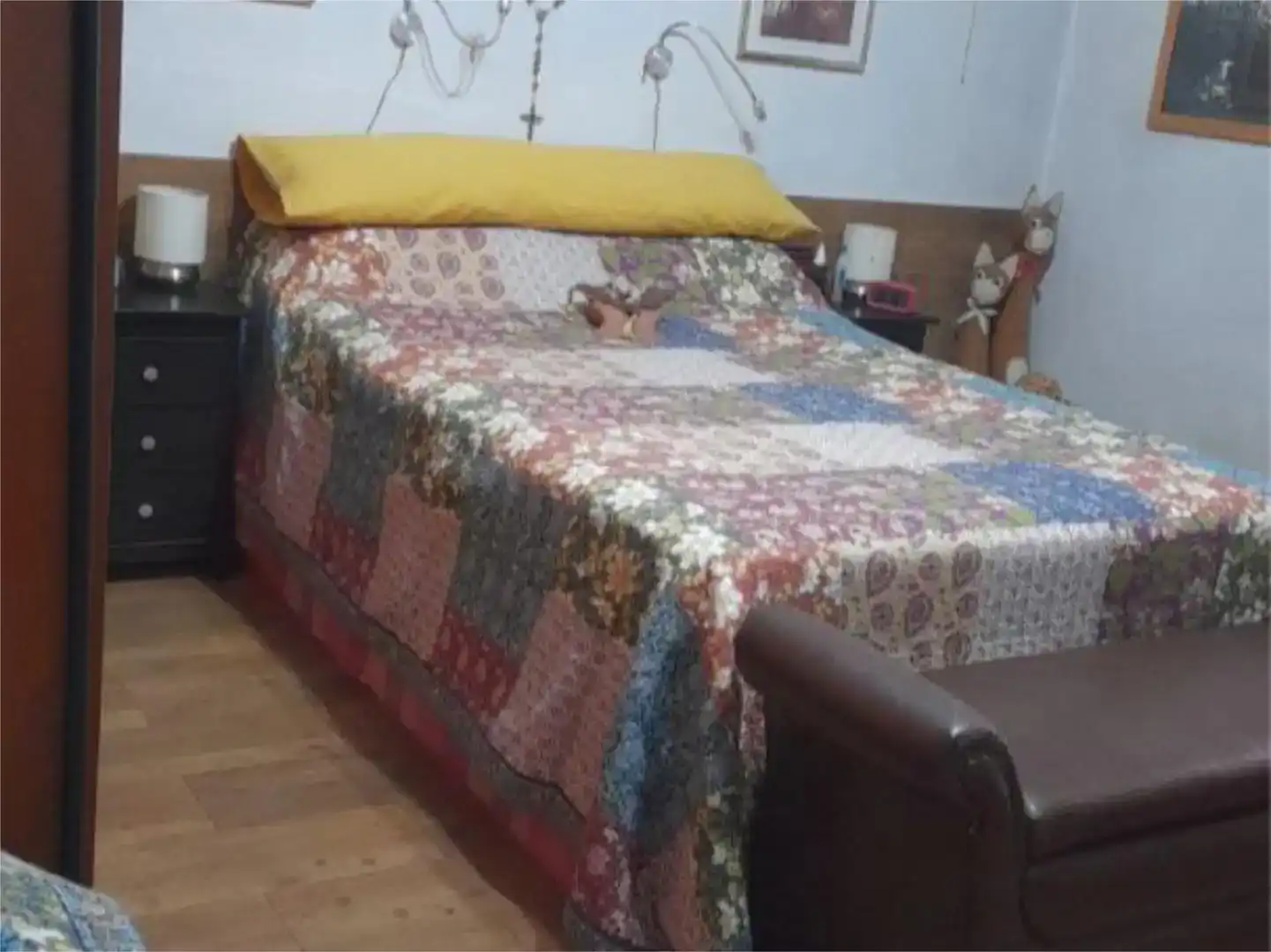 Bedroom of Flat for sale in Llombai  with Air Conditioner, Private garden and Storage room