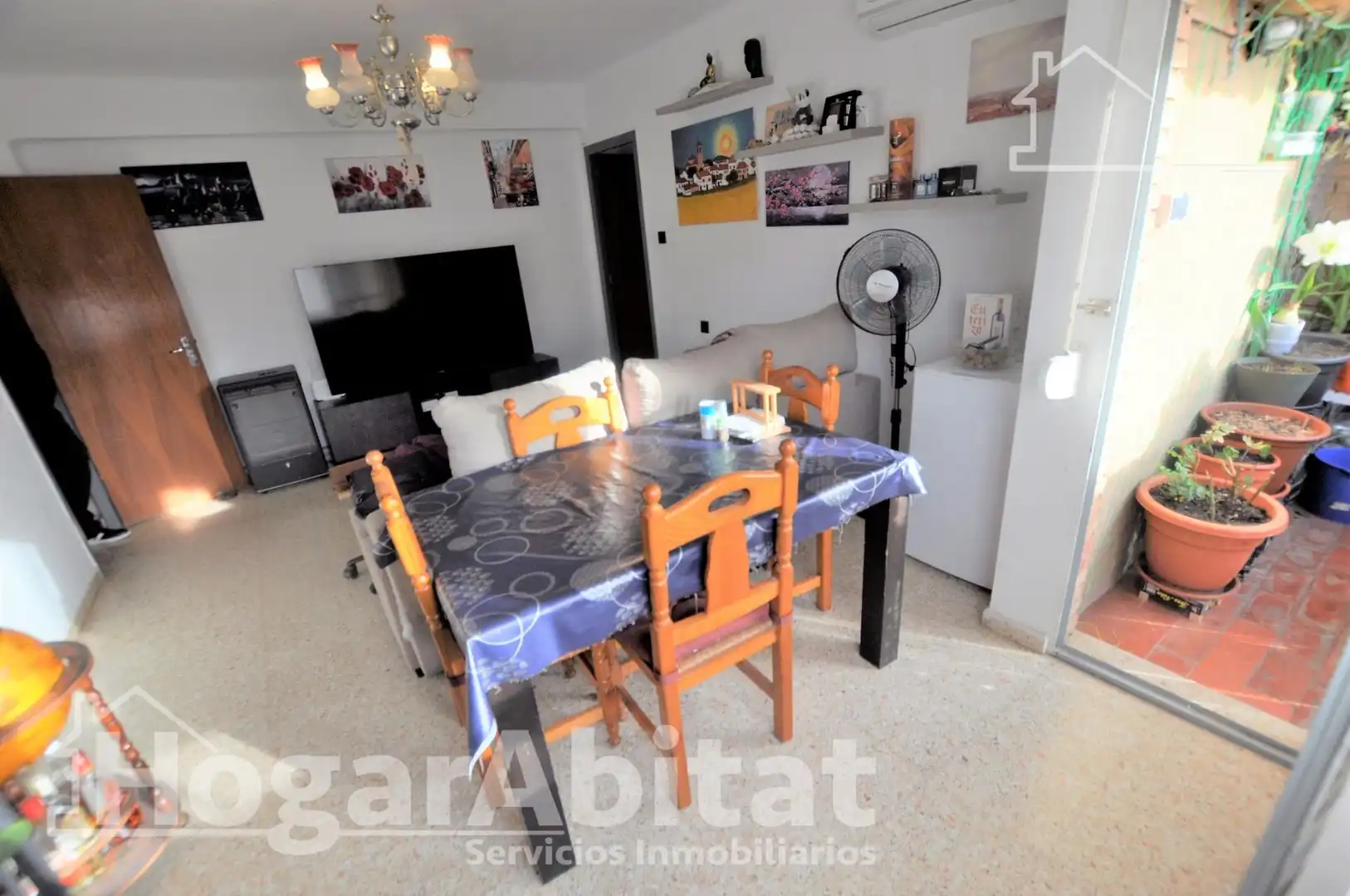 Sala d'estar de Pis en venda en La Pobla de Farnals amb Aire condicionat i Balcó