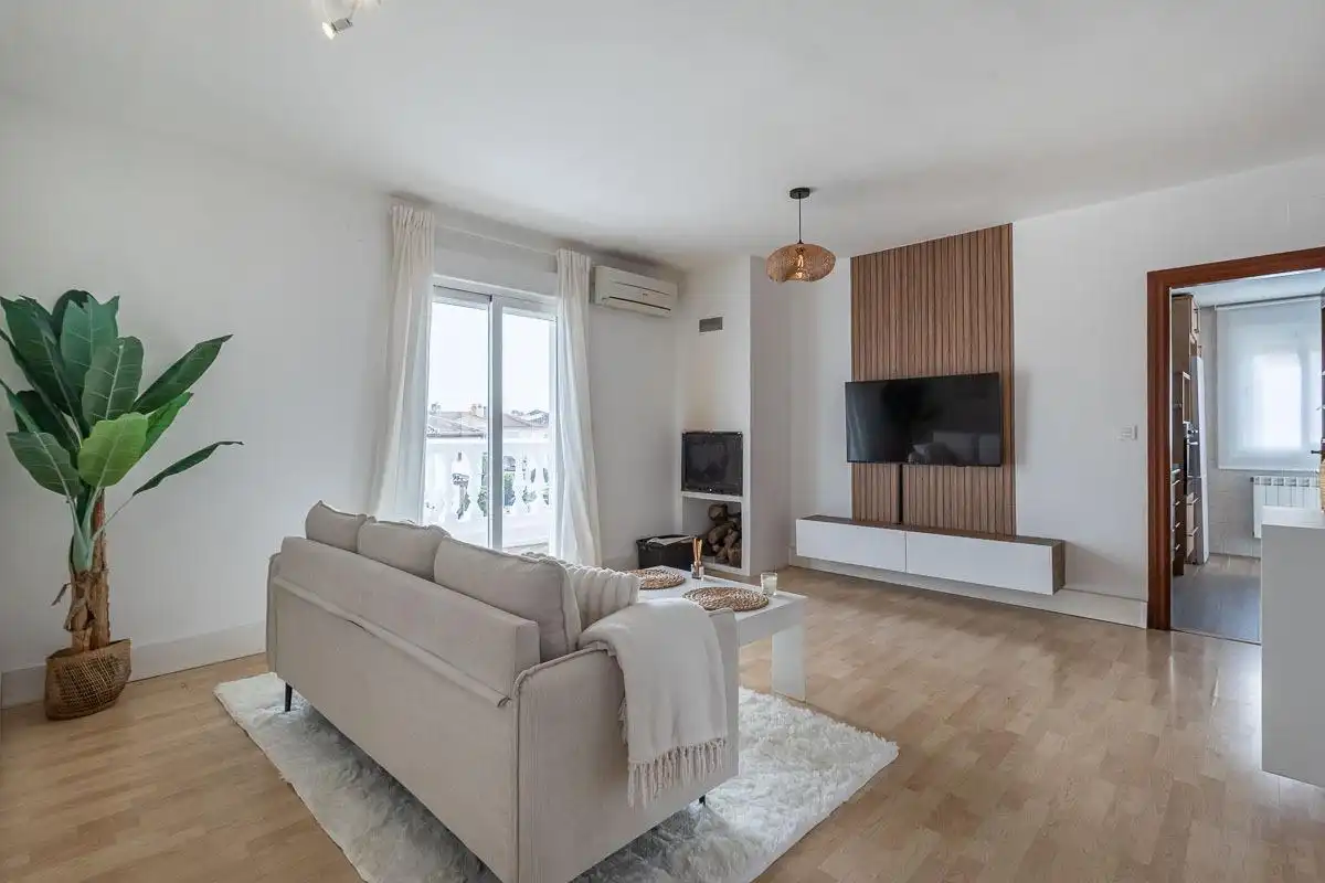 Sala d'estar de Àtic en venda en Las Gabias amb Aire condicionat, Calefacció i Terrassa