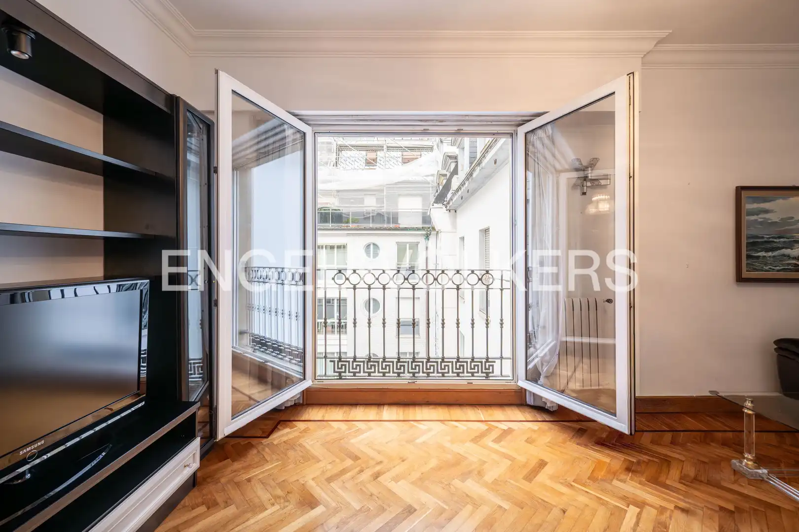 Schlafzimmer von Wohnung zum Verkauf in Donostia - San Sebastián  mit Heizung, Parkett und Abstellraum