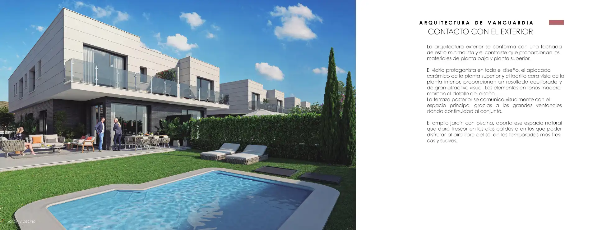 Jardín de Casa adosada en venta en Boadilla del Monte con Aire acondicionado, Calefacción y Jardín privado