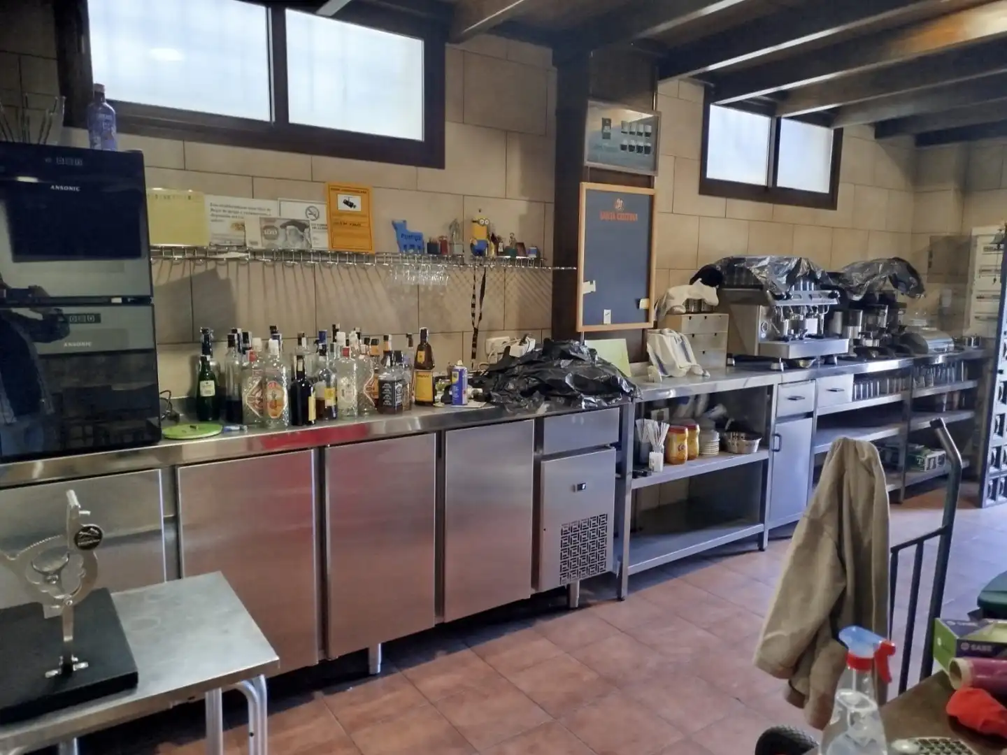 Küche von Geschaftsraum zum Verkauf in Álora, Málaga