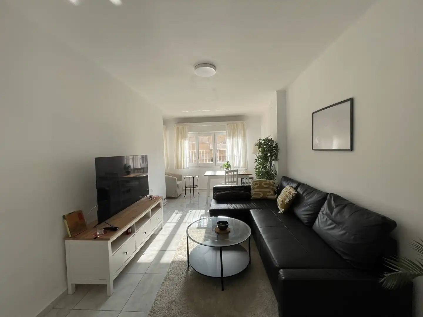Sala de estar de Piso en venta en Salt con Amueblado