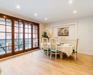 Dining room of Flat to rent in  Barcelona Capital  with Air Conditioner, Heating and Parquet flooring