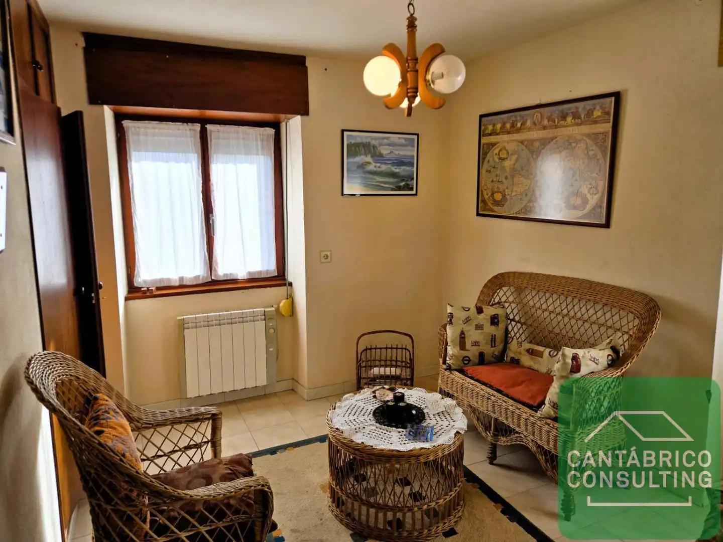 Living room of Houses for sale in Navia  with Heating, Storage room and Furnished