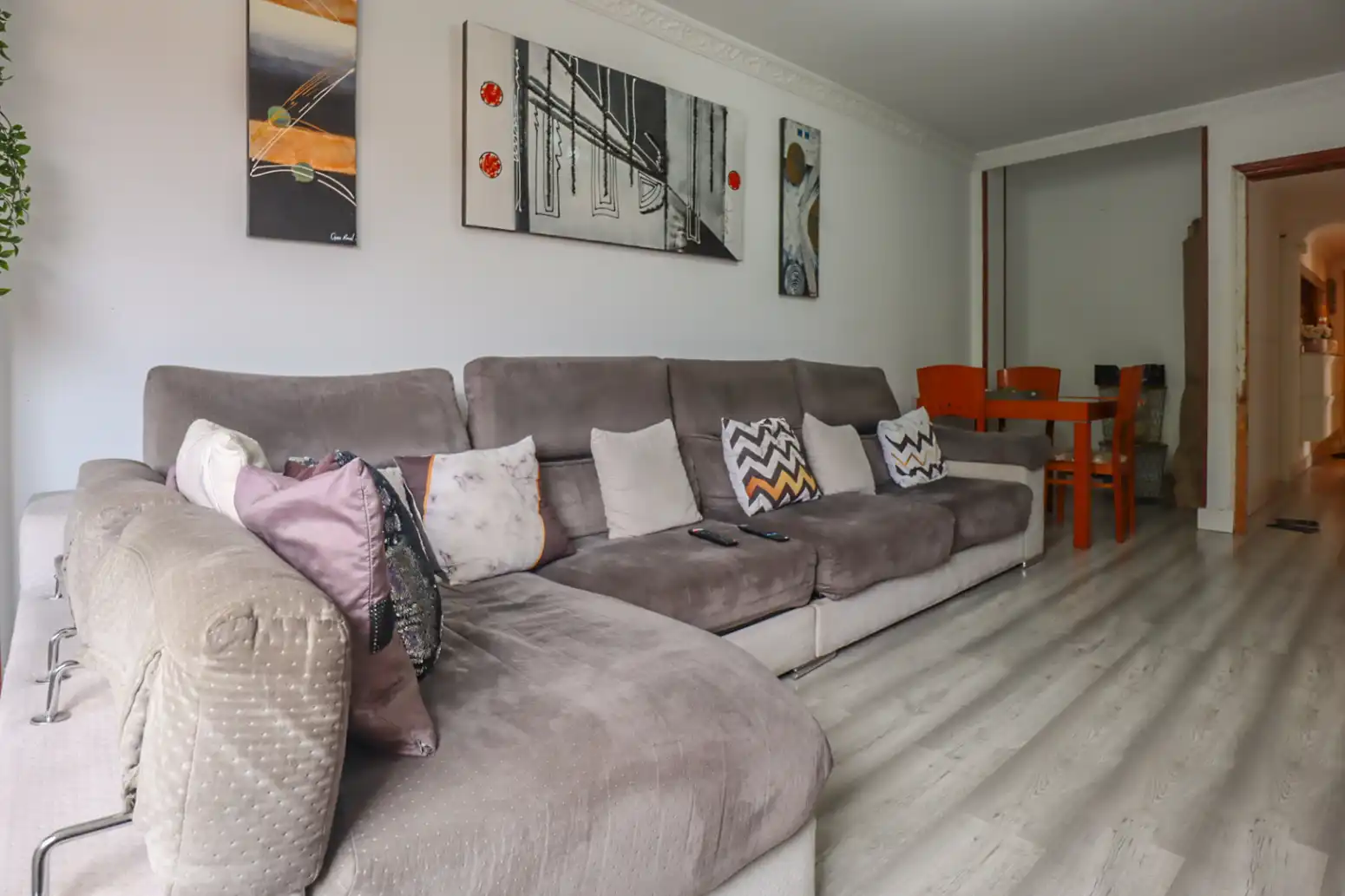 Sala de estar de Piso en venta en Oviedo  con Calefacción y Terraza