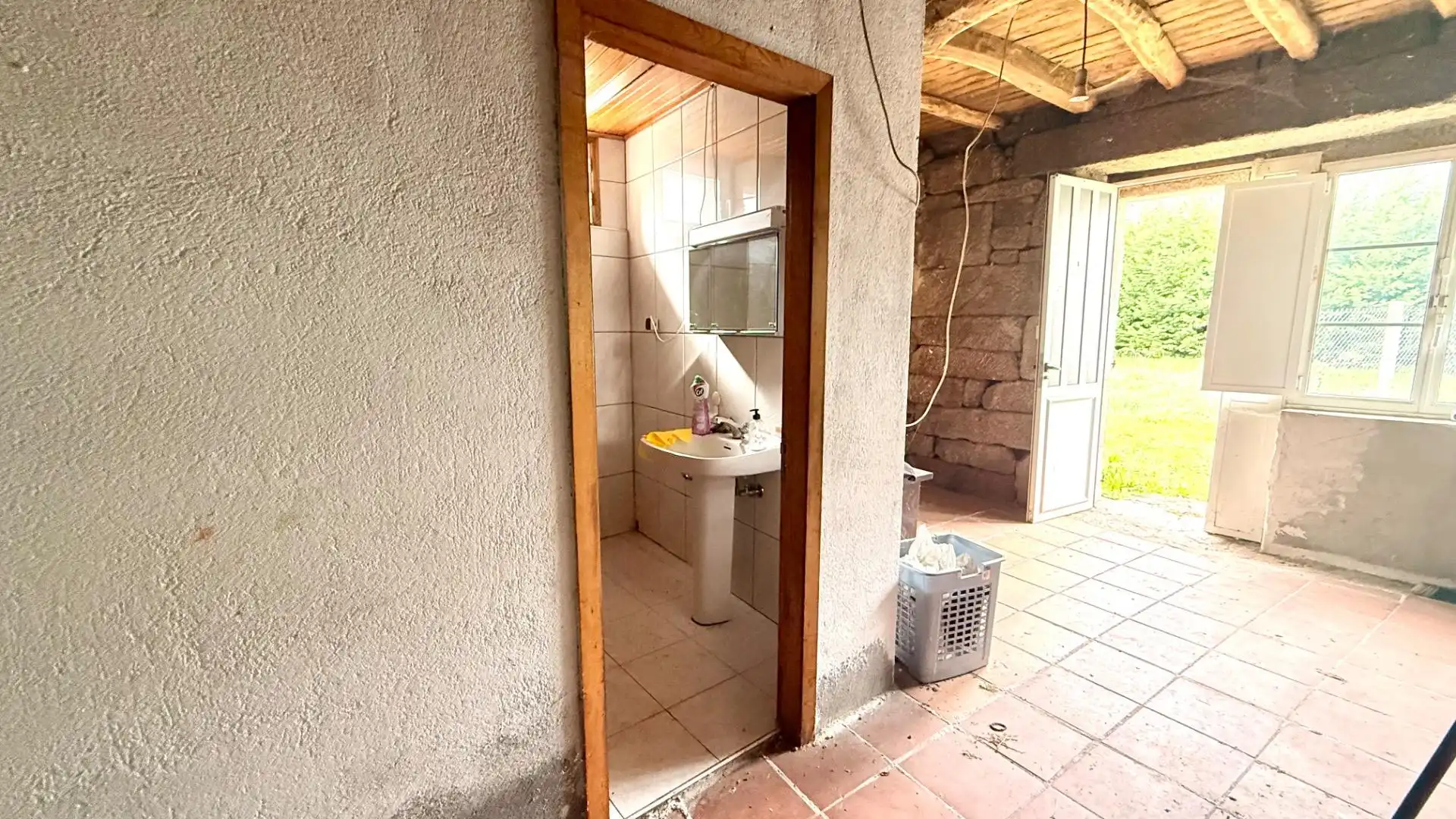 Bathroom of Houses for sale in Sandiás  with Private garden and Balcony