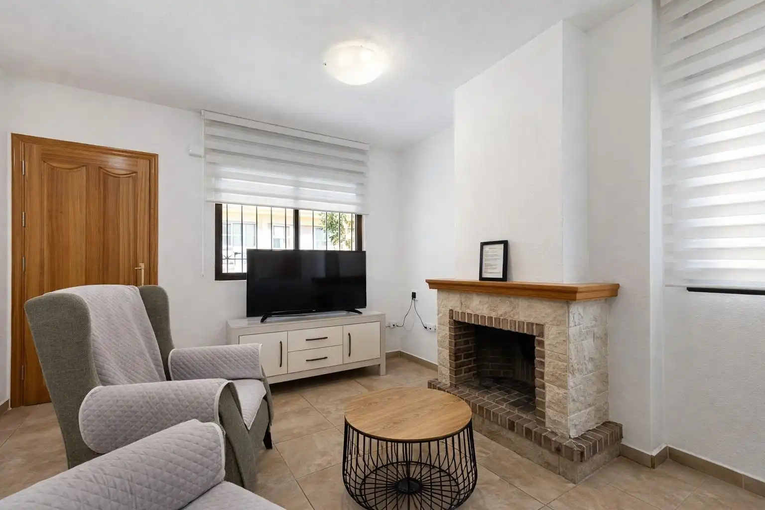 Living room of Houses for sale in Santa Pola  with Heating, Private garden and Furnished