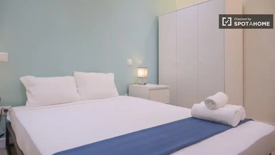 Bedroom of Flat for rent in Madrid  with Air Conditioner, Heating and Furnished