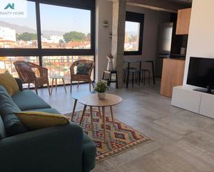 Sala d'estar de Apartament de lloguer en Málaga Capital amb Aire condicionat i Calefacció