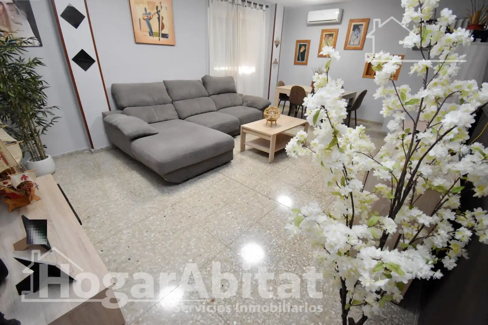 Sala d'estar de Pis en venda en Burriana / Borriana amb Calefacció i Traster