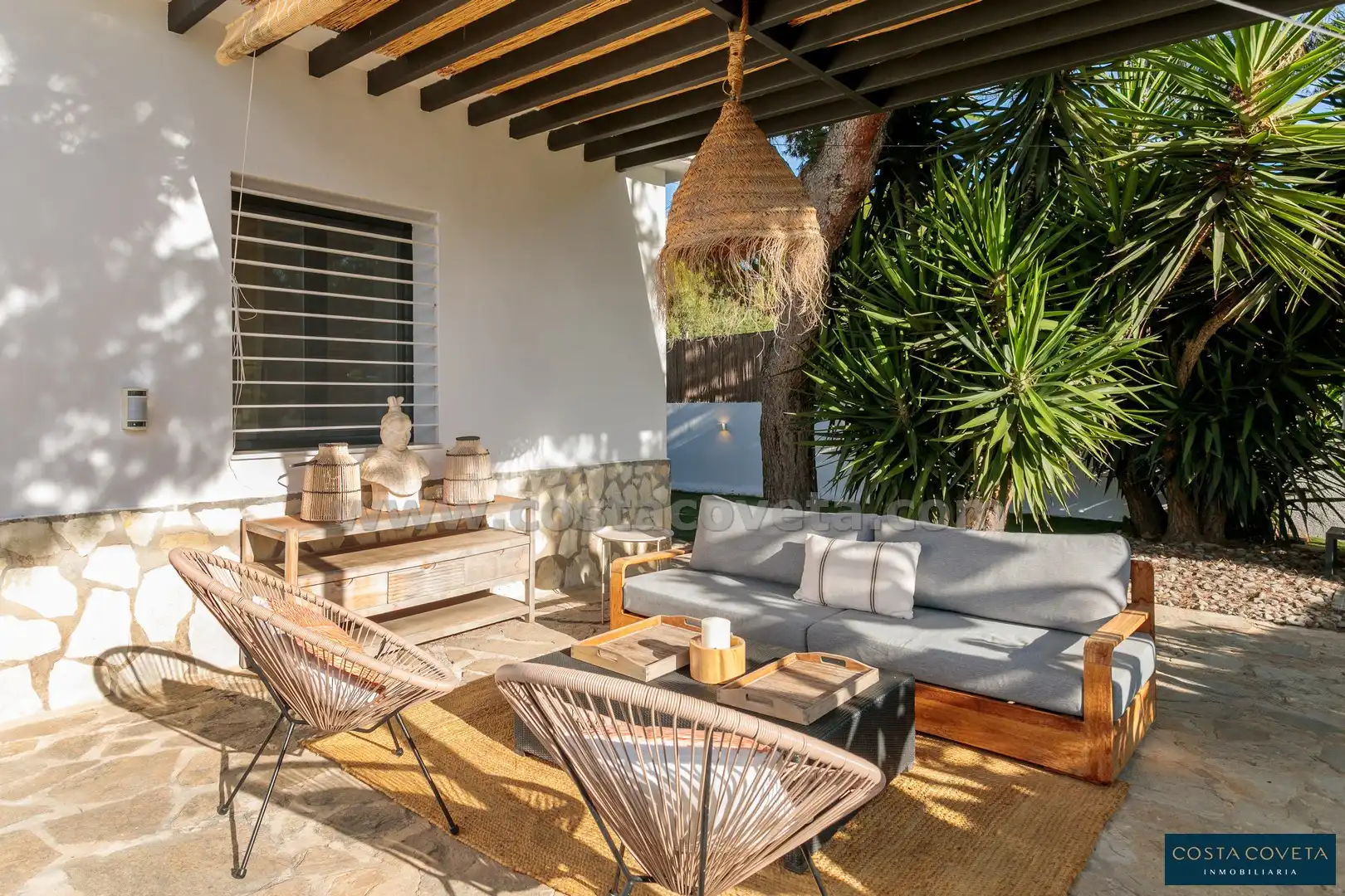 Terrassa de Casa o xalet en venda en El Campello amb Aire condicionat, Jardí privat i Terrassa