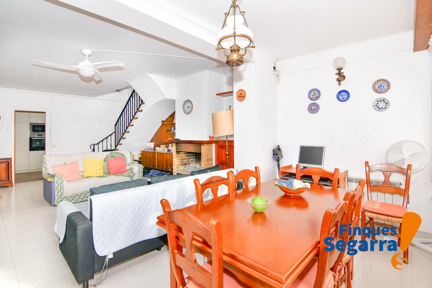 Menjador de Casa o xalet en venda en El Vendrell amb Calefacció, Jardí privat i Terrassa