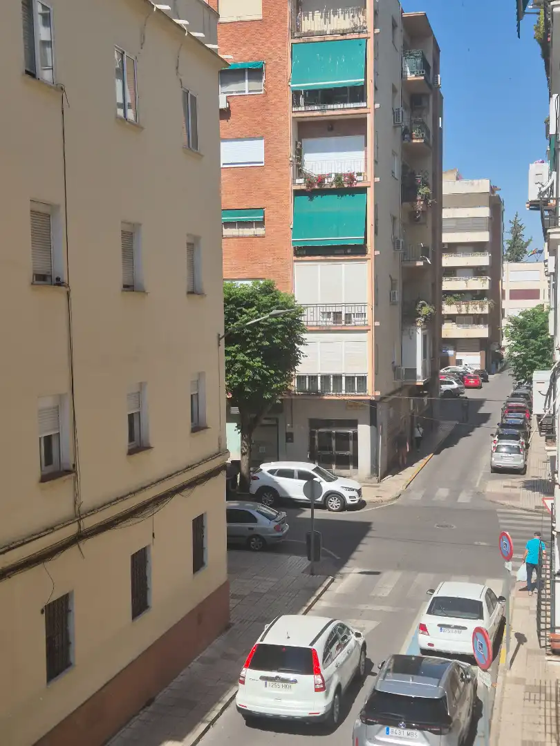 Vista exterior de Piso en venta en Badajoz con Aire acondicionado, Jardín privado y Horno