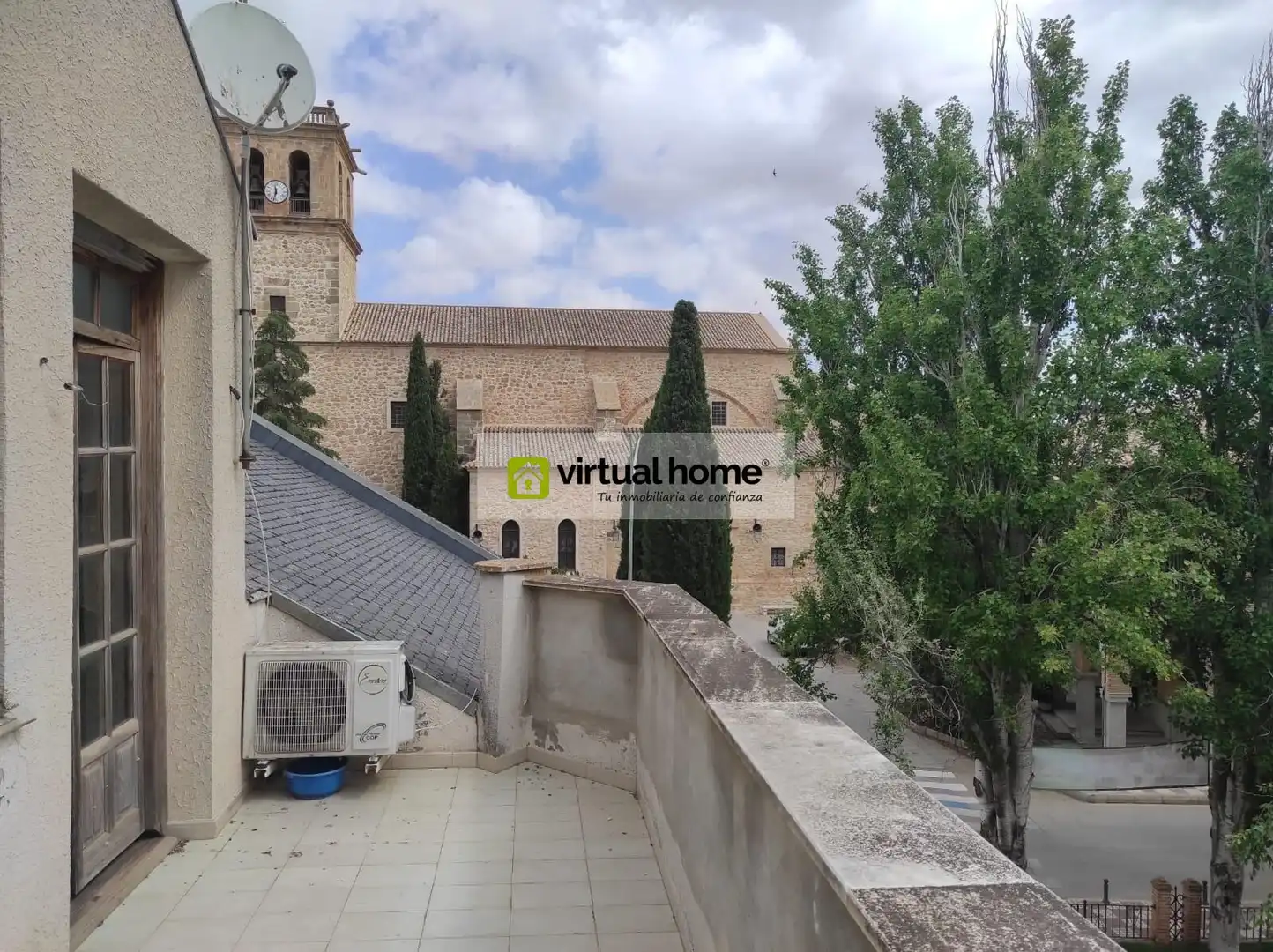 Terrassa de Casa o xalet en venda en La Puebla de Almoradiel amb Aire condicionat