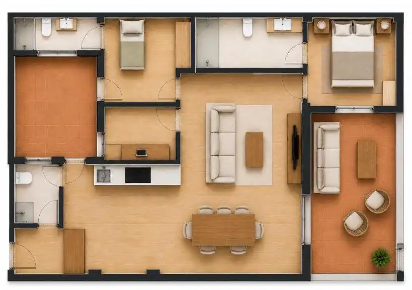 Piso en venta en Vilanova del Camí con Calefacción y Terraza