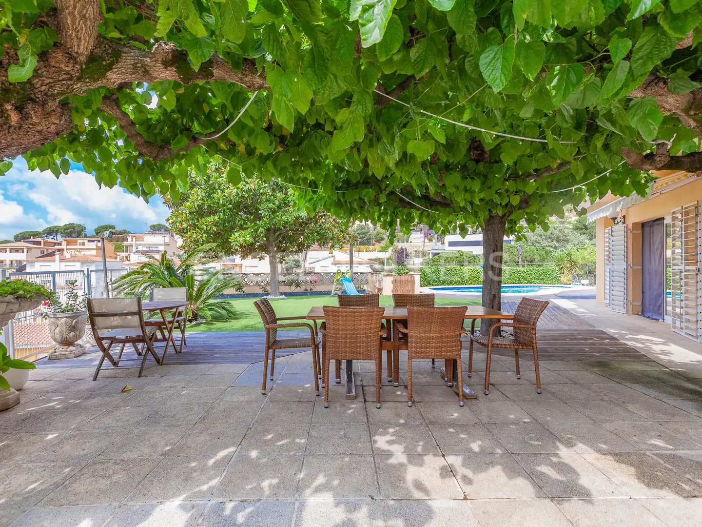 Terraza de Casa o chalet en venta en Mataró con Aire acondicionado, Calefacción y Jardín privado
