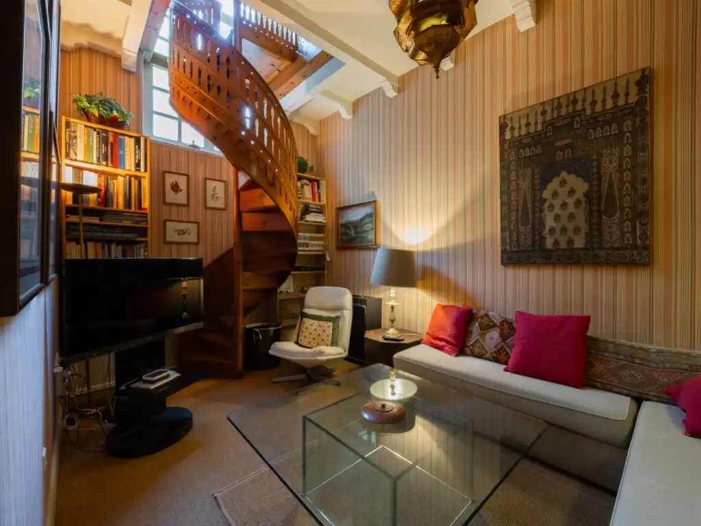 Sala de estar de Casa o chalet en venta en Madrid con Balcón