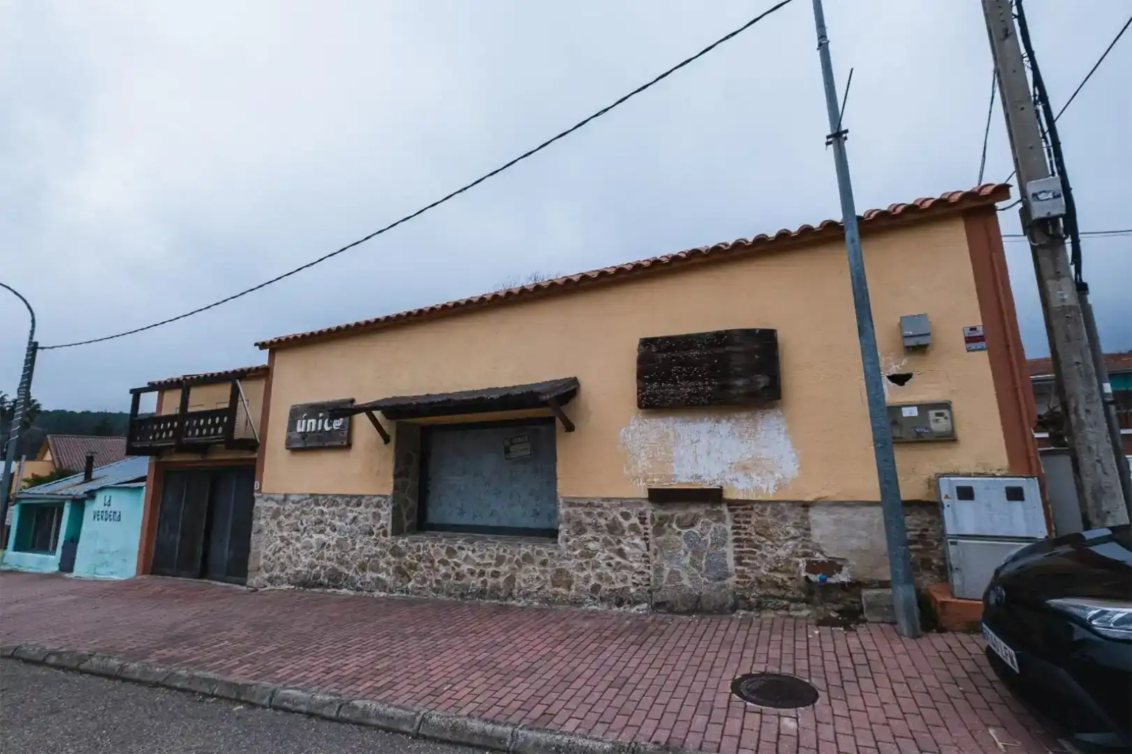 Vista exterior de Planta baja en venta en Lanzahíta