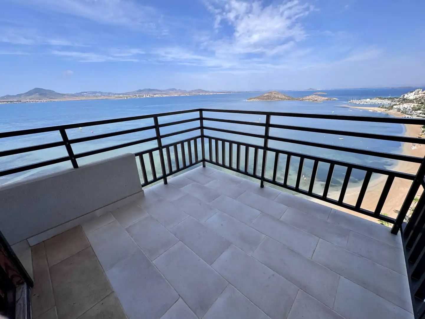 Balcony of Flat for sale in La Manga del Mar Menor  with Private garden, Terrace and Swimming Pool