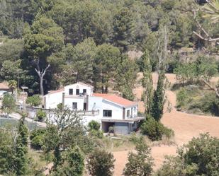 Exterior view of Country house for sale in Castellfollit del Boix  with Private garden, Terrace and Swimming Pool