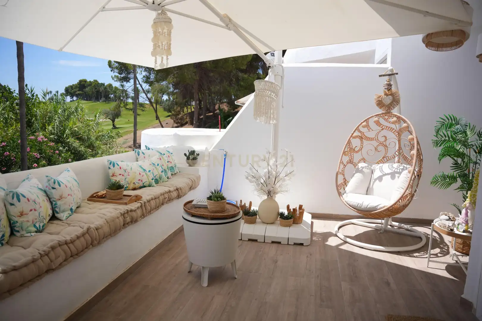 Terrassa de Casa o xalet en venda en Benalmádena amb Aire condicionat, Traster i Piscina comunitària