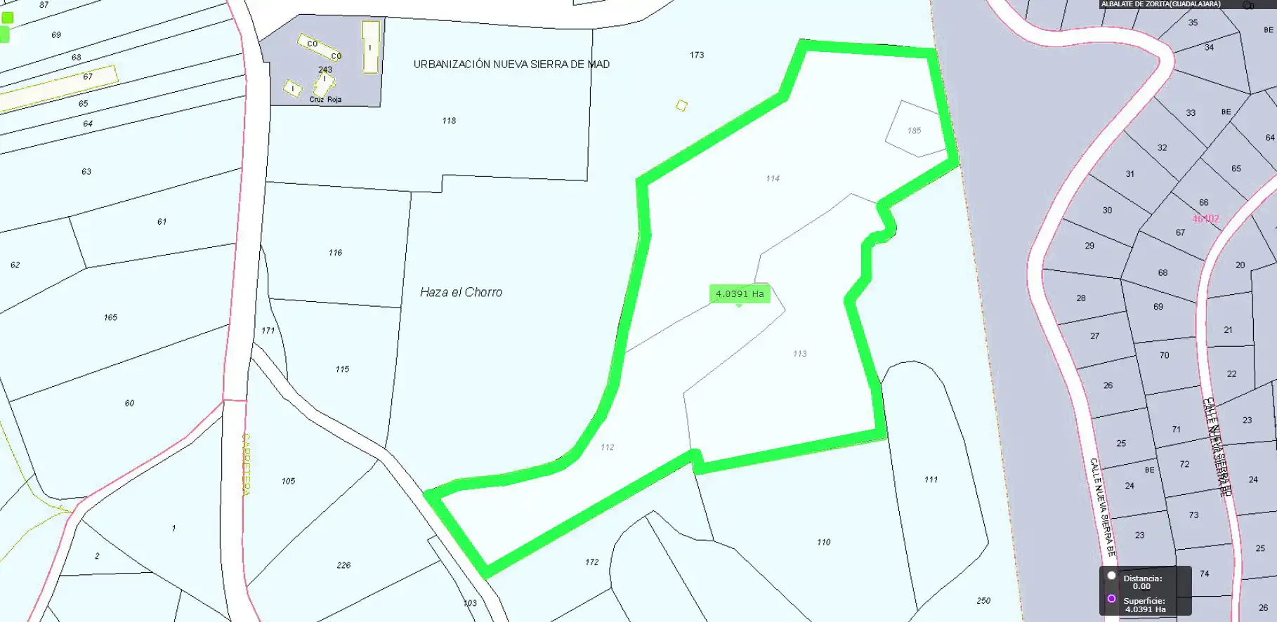 Terreno en venta en Albalate de Zorita