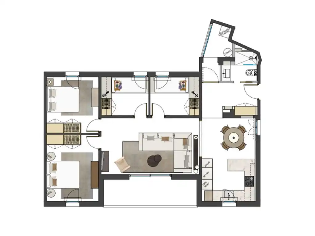 Flat for sale in Figueres  with Air Conditioner