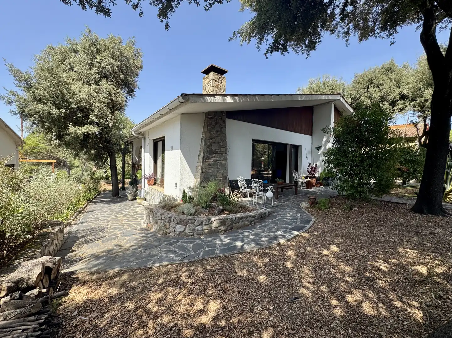 Vista exterior de Casa o xalet en venda en Sant Pere de Vilamajor amb Terrassa