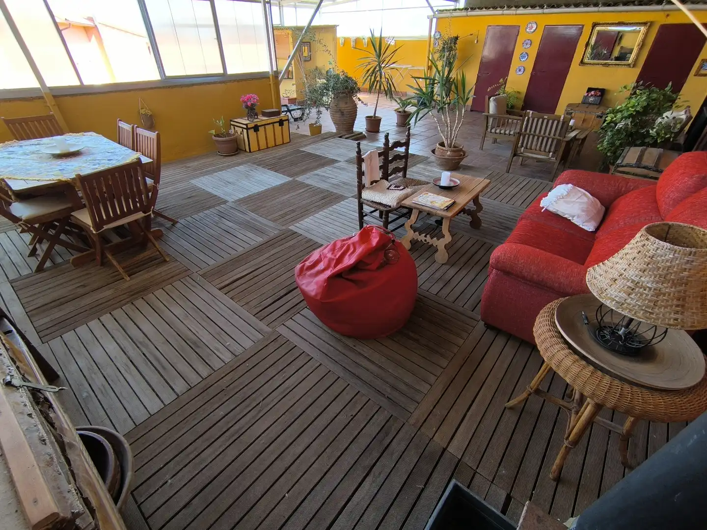 Terraza de Casa o chalet en venta en Valoria la Buena con Aire acondicionado, Calefacción y Terraza