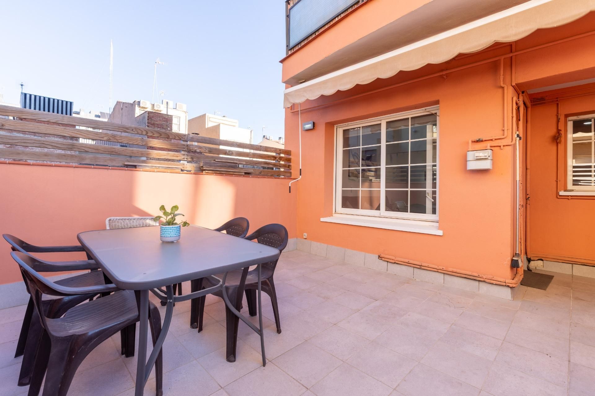 Terrace of Flat for sale in Terrassa  with Heating, Parquet flooring and Terrace