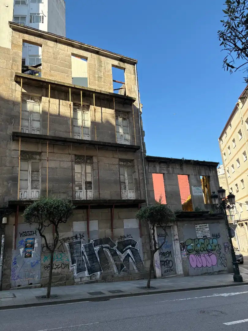 Vista exterior de Residencial en venda en Vigo 