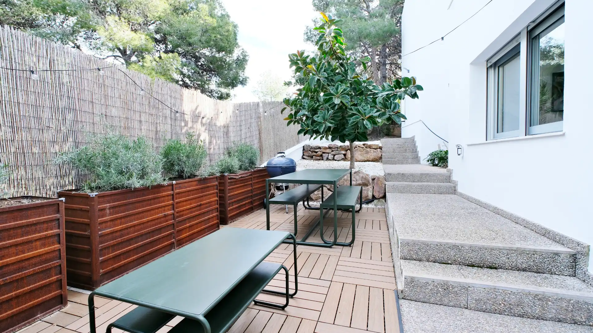 Terrassa de Casa o xalet de lloguer en Sagunto / Sagunt amb Aire condicionat, Calefacció i Jardí privat