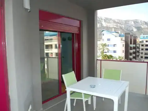 Terrasse von Wohnung zur Miete in Dénia mit Klimaanlage und Schwimmbad